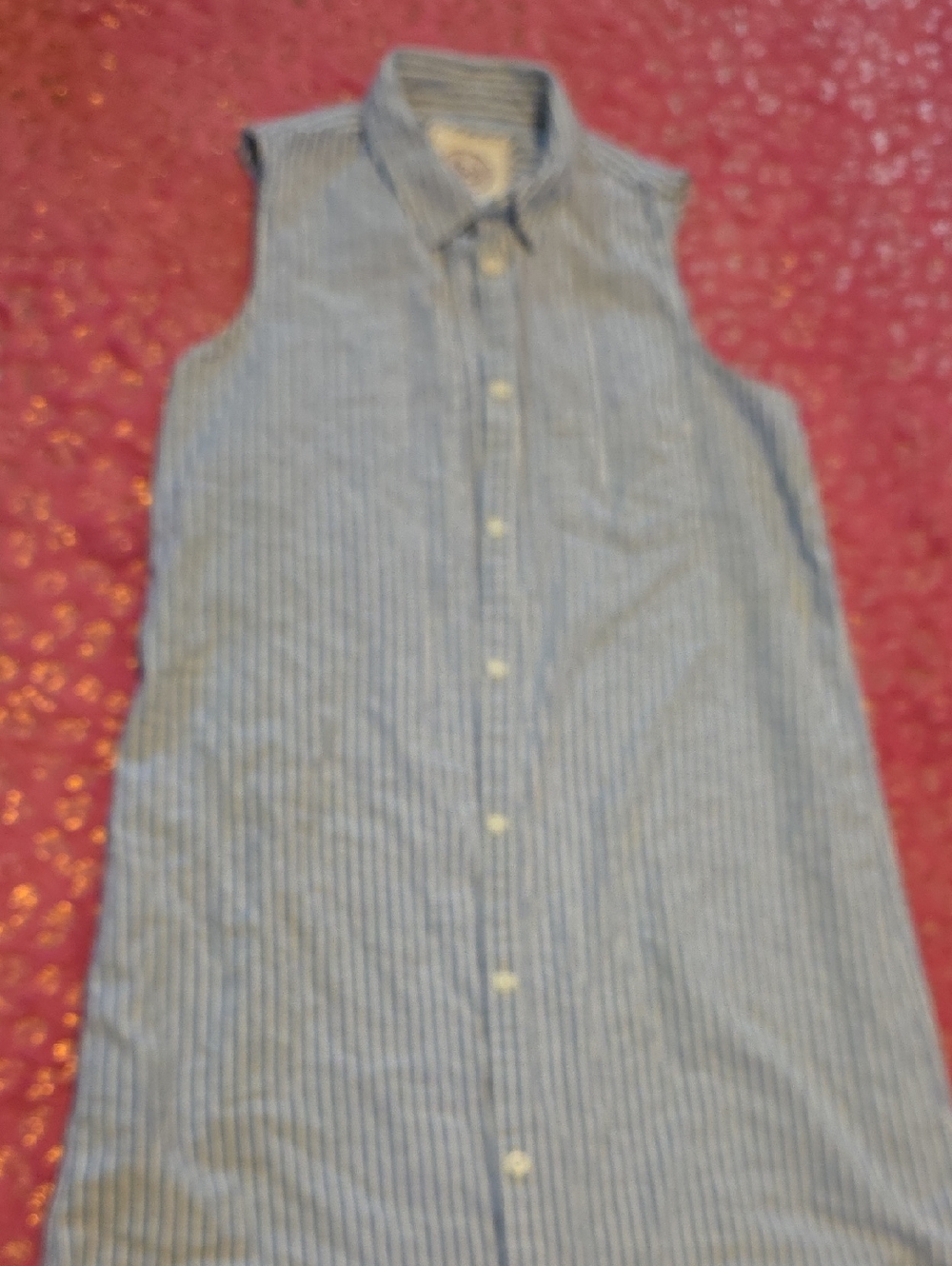 SO Light Blue and White Striped Cotton Shirt